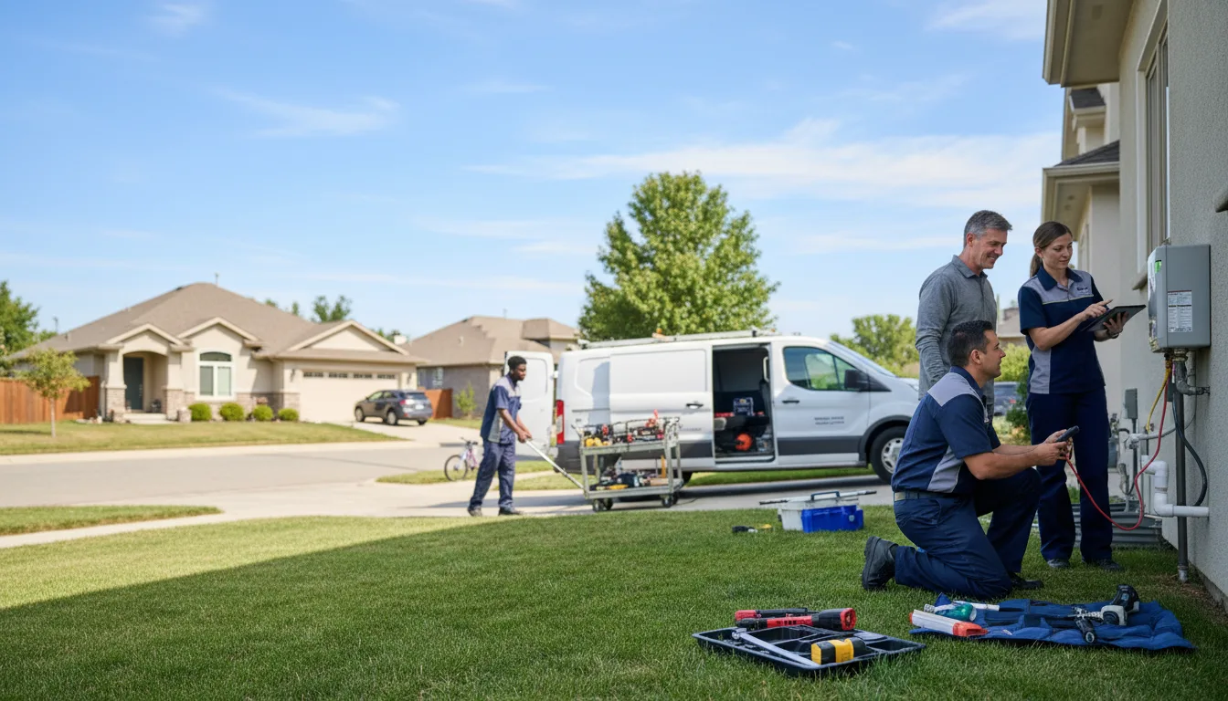 Tankless water heater service in Askov, MN
